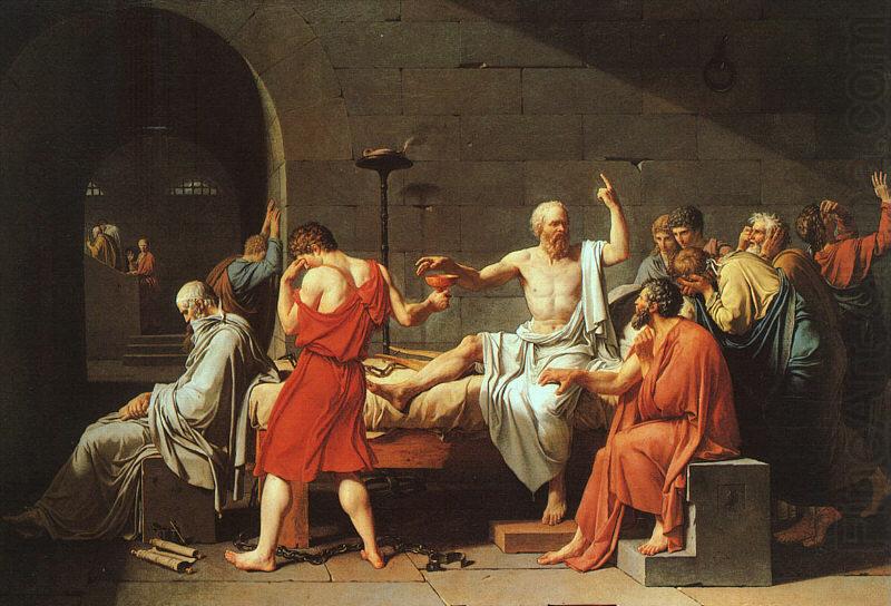 The Death of Socrates, Jacques-Louis David